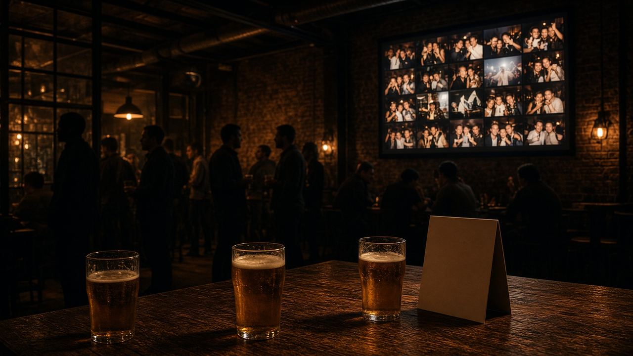 Loft pour un EVG, bières et grand écran photo
